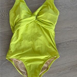 Universal Standard Lime One Piece Swimsuit